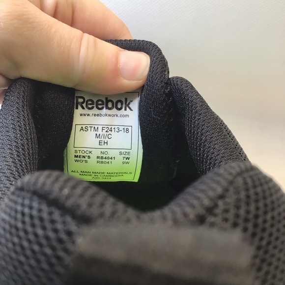 Reebok Women's Sublite Cushion Alloy Toe Work Shoes Size 9W - Picture 12 of 13